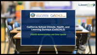 CalSCHLS Statewide Training 2022