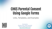 Parental Consent using Google Forms