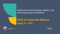 CalSCHLS Annual Training 2025-26